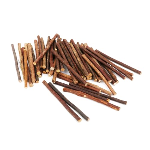 VILLFUL 100 Stück Lange Holzstäbchen Durchmesser für DIY Bastelprojekte und Fotodekorationen Naturholzfarbe für Kreative Anwendungen von VILLFUL