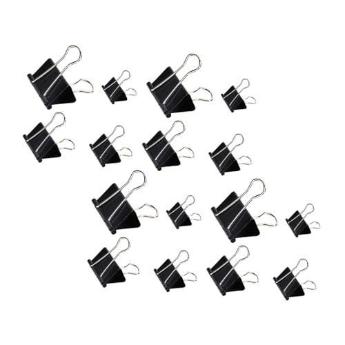 VILLFUL 100 Stück Langschwanz -Tickethalterin Rechnungsclip Heftklammern klein Organisationsclip Mini-Bindeklammern Klemmen für Büro Binder Büroklammern Klemmbinder Metall Schwarz VILLFUL 100 Stück Langschwanz -Tickethalterin Rechnungsclip Heftklammern klein Organisationsclip Mini-Bindeklammern Klemmen für Büro Binder Büroklammern Klemmbinder Metall Schwarz von VILLFUL