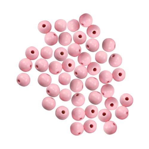 VILLFUL 100 Stück Massivholzperlengirlande Zum Herstellen Von Holzperlen, DIY Girlande, Holzperlen, Schmuckperlen, DIY Handwerk, Holzperlen, Basteln, Herstellung Von Losen Charms, von VILLFUL