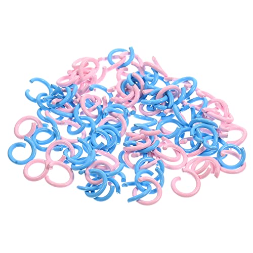 VILLFUL 100 Stück Metallöffnungsringe, Biegeringe Für Heimwerker, Kleine Spaltringe, Metallringe Zum Basteln, Ringe Zur Schmuckherstellung, Schmuckherstellung, Biegeringe, Biegeringe Für von VILLFUL