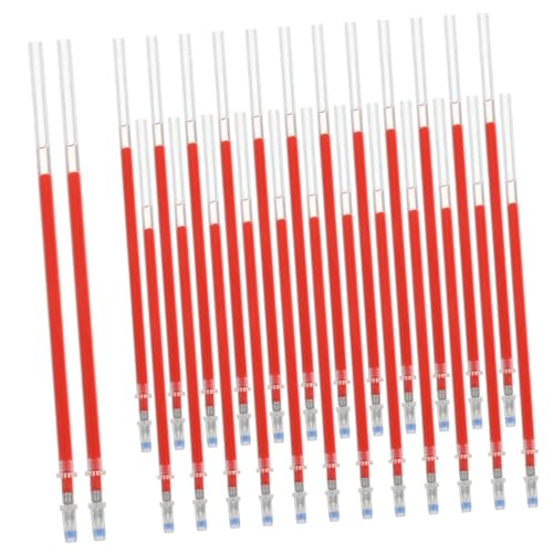 VILLFUL 100 Stück Nachfüllminen Kugelschreiber Nachfüllungen Rote Tinte Press mechanismus Gel Pen Ersatzminen Büro Schreibwaren für Schule und Alltag VILLFUL 100 Stück Nachfüllminen Kugelschreiber Nachfüllungen Rote Tinte Press mechanismus Gel Pen Ersatzminen Büro Schreibwaren für Schule und Alltag von VILLFUL