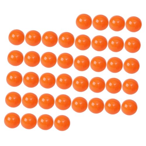 VILLFUL 100 Stück Öffnungs Losbälle aus Robustem PVC Nahtlos Leuchtend Orange für Partyspiele und Festliche Aktivitäten Praktische und Langlebige Spielrequisiten von VILLFUL