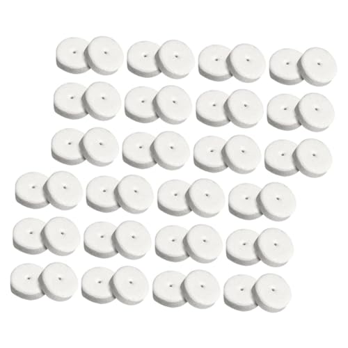 VILLFUL 100 Stück Ohrstecker Pads, Ohrring Scheibenschutz, Ohrring Stabilisierungspads, Ohrring Rückenpolster, Schaumstoffpolster, Ohrring Pads, Stiftschutzpad, Ohrring Komfortpads, von VILLFUL