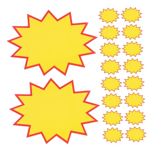 VILLFUL Preisschilder 100 Stück Blanko Etiketten Für Supermärkte Einkaufszentren Einzelhandelsstandorte Praktische Preis Und Informationsanzeigen von VILLFUL