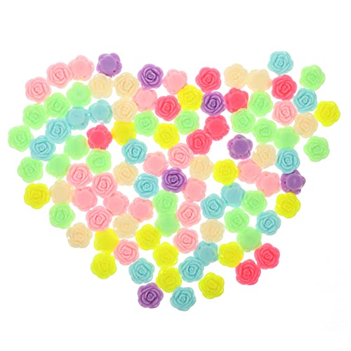 VILLFUL 100 Stück Rosenperlen, Abstandsperlen, Handgefertigte Perlen, Charms, Perlen, Lose Perlen, Charm Halsketten, DIY Perlen, Armbänder, Herstellung Von Harzperlen, Lose Perlen Für VILLFUL 100 Stück Rosenperlen, Abstandsperlen, Handgefertigte Perlen, Charms, Perlen, Lose Perlen, Charm Halsketten, DIY Perlen, Armbänder, Herstellung Von Harzperlen, Lose Perlen Für von VILLFUL