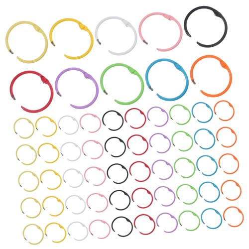 VILLFUL 100 Stück Teiliges Bunte Metall Buchringe Offene Binder Ringe für Lose Ordner Kalender und Karteikarten Kratzfeste Vielseitige Organisationsringe für Büro Schule und Zuhause VILLFUL 100 Stück Teiliges Bunte Metall Buchringe Offene Binder Ringe für Lose Ordner Kalender und Karteikarten Kratzfeste Vielseitige Organisationsringe für Büro Schule und Zuhause von VILLFUL