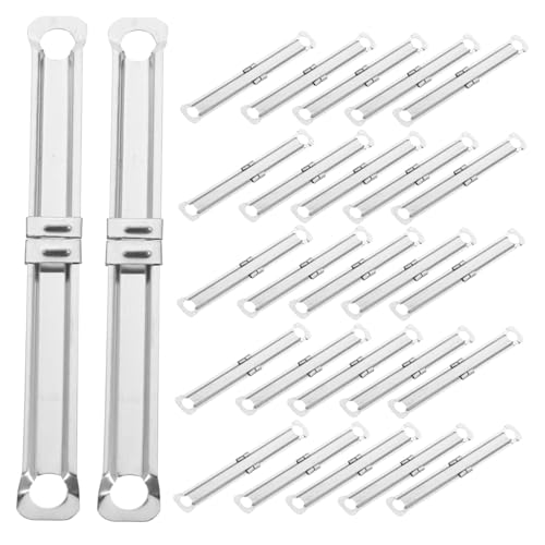 VILLFUL 100 Stück Teiliges Metall Buchbindeset mit Starken Binder Ringen Multifunktionale Binder Clips für Lose Handliche und Tragbare Büro Schul und Private Dokumentenorganisation VILLFUL 100 Stück Teiliges Metall Buchbindeset mit Starken Binder Ringen Multifunktionale Binder Clips für Lose Handliche und Tragbare Büro Schul und Private Dokumentenorganisation von VILLFUL