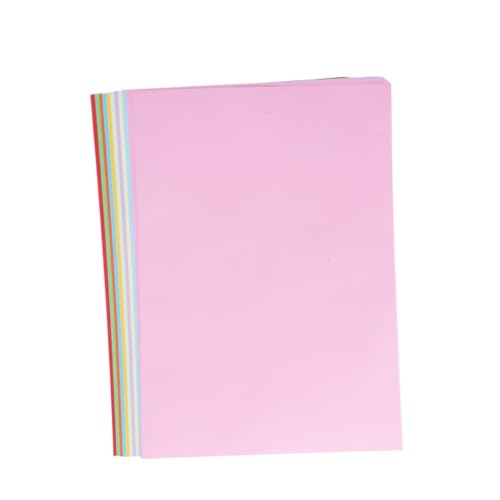 VILLFUL 100 Stück Teiliges Origami Papier M² Tonpapier Bastelbögen Farben Handliche Bastelblätter für DIY Handcraft Geeignet für Schule und Kreativprojekte von VILLFUL