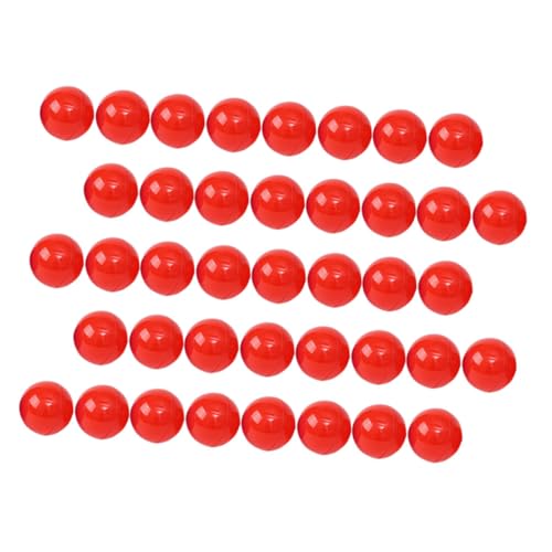 VILLFUL 100 Stück Teiliges Rote Lotteriekugeln zum Öffnen Befüllbar mit Süßigkeiten für Partyspiele Raffle Drawings und Interaktive Event Accessoires von VILLFUL
