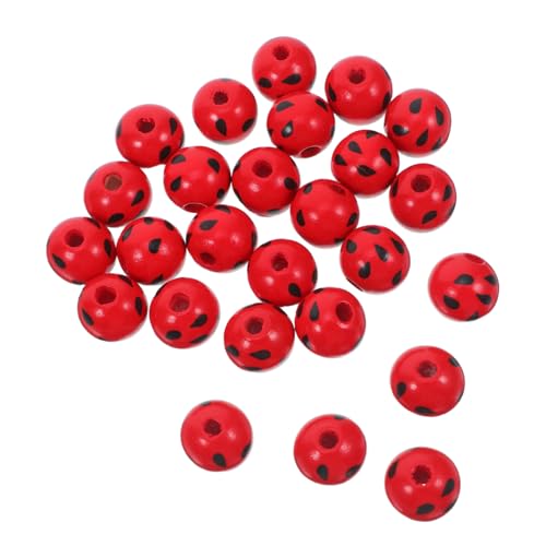 VILLFUL 100 Stück Wassermelonenholzperlen Holzperlen mit großen Löchern Bastelperlen mit Löchern Perlen Masse süße Armbandanhänger Valentinstag Abstandsperlen Mini-Holzperlen rot VILLFUL 100 Stück Wassermelonenholzperlen Holzperlen mit großen Löchern Bastelperlen mit Löchern Perlen Masse süße Armbandanhänger Valentinstag Abstandsperlen Mini-Holzperlen rot von VILLFUL