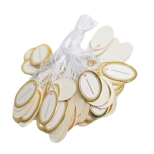 VILLFUL 100 Stück Weiße Preisschilder mit Schnur Beschreibbare Schmuck und Bekleidungsanhänger Robuste Papier Etiketten für Schmuck Kleidung Accessoires und Lagerverwaltung VILLFUL 100 Stück Weiße Preisschilder mit Schnur Beschreibbare Schmuck und Bekleidungsanhänger Robuste Papier Etiketten für Schmuck Kleidung Accessoires und Lagerverwaltung von VILLFUL