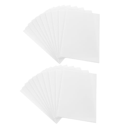 VILLFUL 100 Stück Weiße Schaumstoffplatten Kinderfreundliches Bastelpapier für Schulen Vielseitige Druck Scrapbooking-materialien für Diy-kunstprojekte und Klassenraumgestaltung von VILLFUL