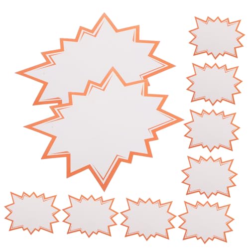 VILLFUL 100 Stück Weiße Tags für Einzelhandel Robuste Burst Star Verkaufsschilder für Garagen und Vielseitige Preisschilder für Geschäfte und Märkte VILLFUL 100 Stück Weiße Tags für Einzelhandel Robuste Burst Star Verkaufsschilder für Garagen und Vielseitige Preisschilder für Geschäfte und Märkte von VILLFUL