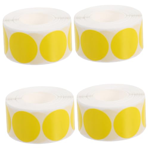 VILLFUL 1000 Stück Runde Farbige Klebepunkte Aufkleber Selbstklebende Farbcodierung Etiketten Für Büro Schule Geschenkverpackung Garage Labels von VILLFUL