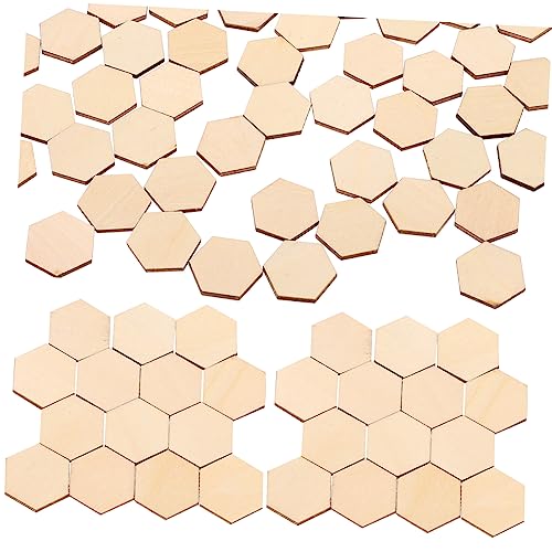 VILLFUL 100Stück Sechseckige Holzformen Buchenholz für DIY Handwerk Bastelverzierungen und Dekorationen für Hochzeiten Geburtstagsfeiern und Weihnachten VILLFUL 100Stück Sechseckige Holzformen Buchenholz für DIY Handwerk Bastelverzierungen und Dekorationen für Hochzeiten Geburtstagsfeiern und Weihnachten von VILLFUL