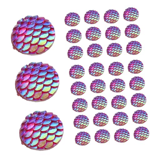 VILLFUL 100Stücke Flatback Strasssteine Kunststoff Dekorative Charms für Kleidung Bastelprojekte und Handyhüllen Hohe Temperaturbeständigkeit für DIY Dekorationen von VILLFUL