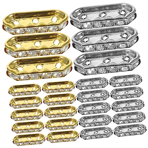 VILLFUL 100Stücke Metallperlen für DIY Schmuck Dekorative Spacer Perlen für Armbänder und Langlebige und Vielseitige Bastelmaterialien VILLFUL 100Stücke Metallperlen für DIY Schmuck Dekorative Spacer Perlen für Armbänder und Langlebige und Vielseitige Bastelmaterialien von VILLFUL