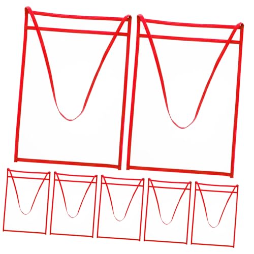 VILLFUL 10Stücke Abwischbare Aktenaufbewahrungstaschen Transparent für Büro und Schule Praktische Dokumenteninhaber Leicht und Handlich für Ordentliche von VILLFUL