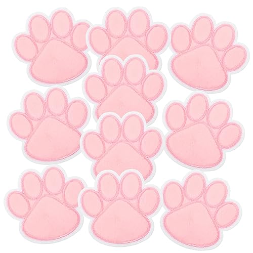 VILLFUL 10Stücke Hundepfoten Bestickte Patches zum Aufnähen DIY Applikationen für Kleidung Taschen Hüte Langlebige und Hautfreundliche Stoffmuster für Kreative Projekte VILLFUL 10Stücke Hundepfoten Bestickte Patches zum Aufnähen DIY Applikationen für Kleidung Taschen Hüte Langlebige und Hautfreundliche Stoffmuster für Kreative Projekte von VILLFUL