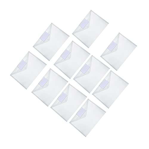 VILLFUL 10Stücke Transparente Dokumententaschen Wasserdichte Aufbewahrungstaschen für Wichtige Unterlagen Leichte und Tragbare Kunststoffbeutel zur Organisation von Dokumenten VILLFUL 10Stücke Transparente Dokumententaschen Wasserdichte Aufbewahrungstaschen für Wichtige Unterlagen Leichte und Tragbare Kunststoffbeutel zur Organisation von Dokumenten von VILLFUL