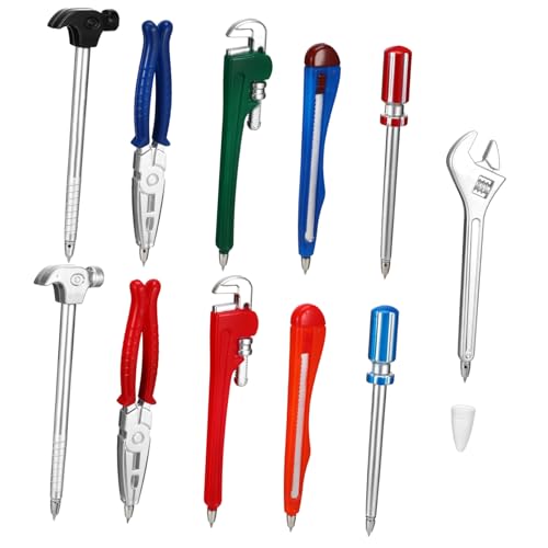 VILLFUL 11 Stück Kugelschreiber Werkzeugform Ergonomisch und Leicht mit Magnetischen Punkten für Büro und Zuhause Kreative Schreibaccessoires für VILLFUL 11 Stück Kugelschreiber Werkzeugform Ergonomisch und Leicht mit Magnetischen Punkten für Büro und Zuhause Kreative Schreibaccessoires für von VILLFUL
