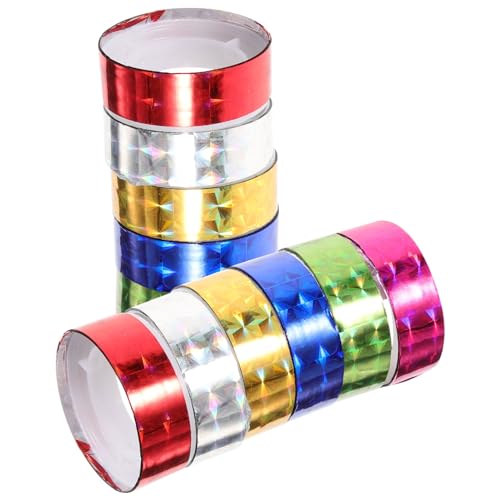 VILLFUL 12 Rollen Dekoratives Klebeband Farbige Dekorationsbänder für Scrapbooking DIY Handwerk Journal und Vielseitige Bastelmaterialien Einfach zu Schneiden Verwenden von VILLFUL