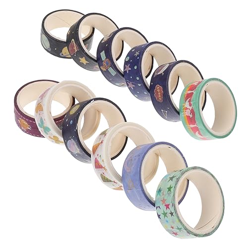 VILLFUL 12 Rollen Sternennacht Leuchtendes Japanisches Papier Scrapbook DIY Klebebänder Dekoratives Klebeband Niedliches Washi Klebeband Themenaufkleber Washi Klebeband Für Journaling VILLFUL 12 Rollen Sternennacht Leuchtendes Japanisches Papier Scrapbook DIY Klebebänder Dekoratives Klebeband Niedliches Washi Klebeband Themenaufkleber Washi Klebeband Für Journaling von VILLFUL