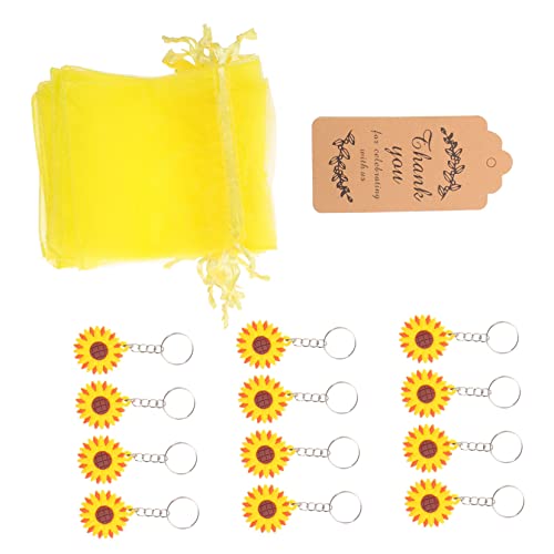 VILLFUL 12 Sätze Teiliges Set Sonnenblumen Schlüsselanhänger mit Geschenktüten und Anhängern Mitgebsel für Geburtstagsfeiern Hochzeiten und Sommerfeste für Freunde und Familie VILLFUL 12 Sätze Teiliges Set Sonnenblumen Schlüsselanhänger mit Geschenktüten und Anhängern Mitgebsel für Geburtstagsfeiern Hochzeiten und Sommerfeste für Freunde und Familie von VILLFUL