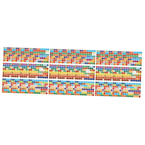 VILLFUL 12 Sets Flaschenverschluss Etikettenaufkleber, Öletiketten Für Flaschen, Rollflaschenaufkleber, Markierungen Für Flaschen Mit Ätherischen Ölen, Etiketten Für Flaschenverschlüsse von VILLFUL