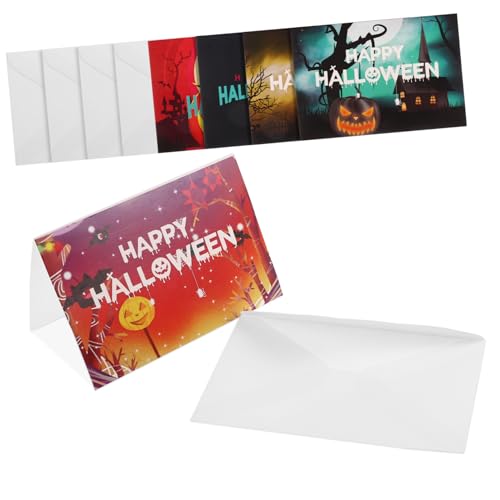 VILLFUL 12 Sets Halloween Einladungskarten, Mottoparty Grußkarten, Halloween Einladungen, Party Kostümparty Einladungen, Halloween Mottoparty Dekorationen, Party Einladungskarten VILLFUL 12 Sets Halloween Einladungskarten, Mottoparty Grußkarten, Halloween Einladungen, Party Kostümparty Einladungen, Halloween Mottoparty Dekorationen, Party Einladungskarten von VILLFUL