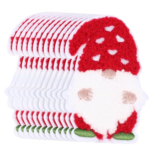 VILLFUL 12 Stück Bestickte Stoffflicken, Weihnachtsflicken Zum Aufnähen, Weihnachtsmann Flicken Zum Aufnähen, Gnom Flicken, Weihnachtsstickerei Flicken, Weihnachtsflicken, Bestickte VILLFUL 12 Stück Bestickte Stoffflicken, Weihnachtsflicken Zum Aufnähen, Weihnachtsmann Flicken Zum Aufnähen, Gnom Flicken, Weihnachtsstickerei Flicken, Weihnachtsflicken, Bestickte von VILLFUL