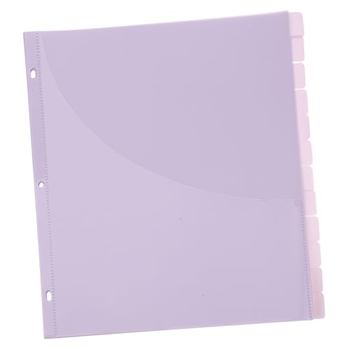 VILLFUL 12 Stück Dokumententrenntaschen Reißfeste Wiederverwendbare Ordnertrennblätter Pflaumenlila für Effektive Organisation von Bürodokumenten und Projekten VILLFUL 12 Stück Dokumententrenntaschen Reißfeste Wiederverwendbare Ordnertrennblätter Pflaumenlila für Effektive Organisation von Bürodokumenten und Projekten von VILLFUL