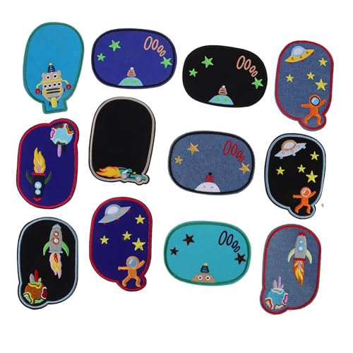 VILLFUL 12 Stück Ellenbogenflicken, Cartoon Form, Aufnäher, Kleidungsapplikation, Kostümflicken, Cartoon Patch, Stickerei Patches, Kleidungszubehör, Flicken Für Jacken, Kleidungsdekor VILLFUL 12 Stück Ellenbogenflicken, Cartoon Form, Aufnäher, Kleidungsapplikation, Kostümflicken, Cartoon Patch, Stickerei Patches, Kleidungszubehör, Flicken Für Jacken, Kleidungsdekor von VILLFUL