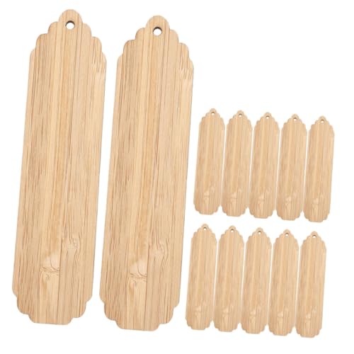VILLFUL 12 Stück Holz Lesezeichen Blanko DIY Handwerk Materialien Ungestaltete Holzanhänger für Bastelprojekte Personalisierbare Holzmarkierungen für DIY Gravur und Dekoration VILLFUL 12 Stück Holz Lesezeichen Blanko DIY Handwerk Materialien Ungestaltete Holzanhänger für Bastelprojekte Personalisierbare Holzmarkierungen für DIY Gravur und Dekoration von VILLFUL