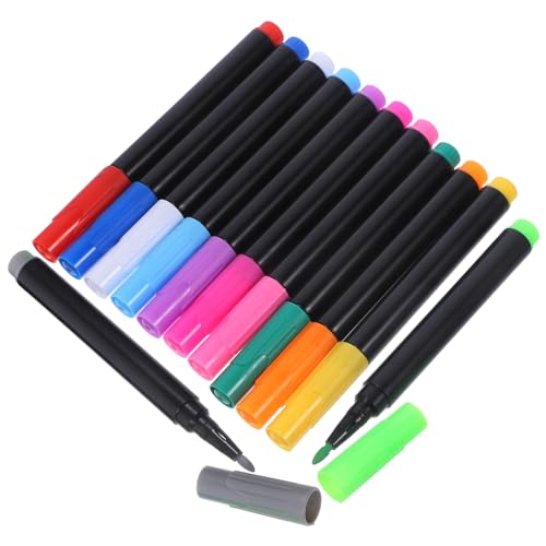 VILLFUL 12 Stück Liquid Chalk Marker Abwaschbare Kreidestifte für Tafeln Fenster und Leicht zu Reinigen Tragbar für Kreative Projekte von VILLFUL