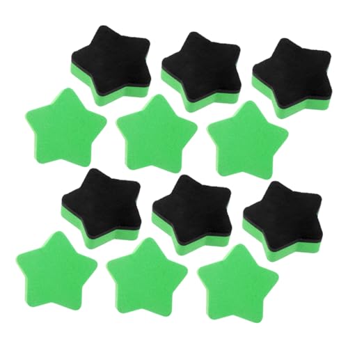 VILLFUL 12 Stück Magnetischer Whiteboard Radiergummi Eva Filz Ergonomisch Charmantes Design für Klassenzimmer und Büro von VILLFUL