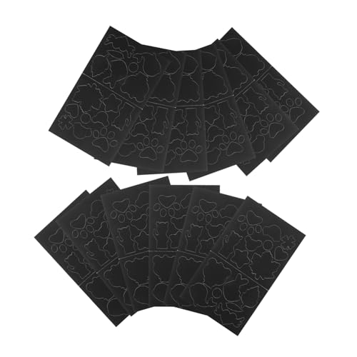 VILLFUL 12 Stück Selbstklebende Reparatur Patches für Daunenjacken Wasserabweisend und Waschbar Flicken für Kleidung Taschen und Rucksäcke Schwarz von VILLFUL