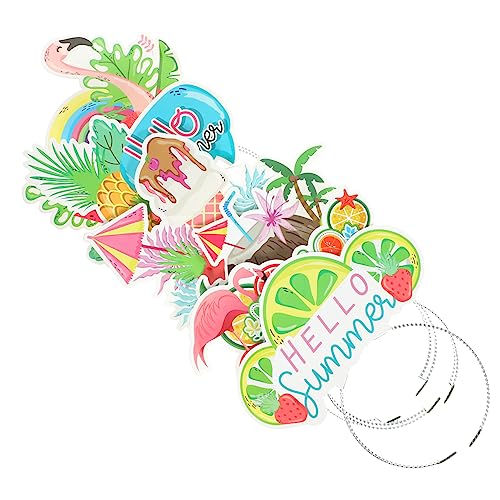 VILLFUL 12 Stück Sommerliche Hawaii Haarschmuck Luau Party Haarband für Erwachsene Strand Accessoires für Mottopartys und Sommerfeiern VILLFUL 12 Stück Sommerliche Hawaii Haarschmuck Luau Party Haarband für Erwachsene Strand Accessoires für Mottopartys und Sommerfeiern von VILLFUL