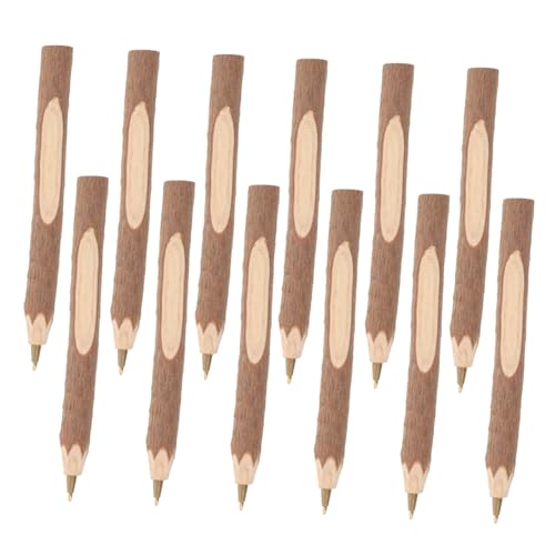 VILLFUL 12 Stück Teiliges Barkholz Kugelschreiber Kreative Ergonomische Schreibgeräte für Schule Bürobedarf Glatter Schreibfluss Stilvolles Design für Schüler und Freunde VILLFUL 12 Stück Teiliges Barkholz Kugelschreiber Kreative Ergonomische Schreibgeräte für Schule Bürobedarf Glatter Schreibfluss Stilvolles Design für Schüler und Freunde von VILLFUL