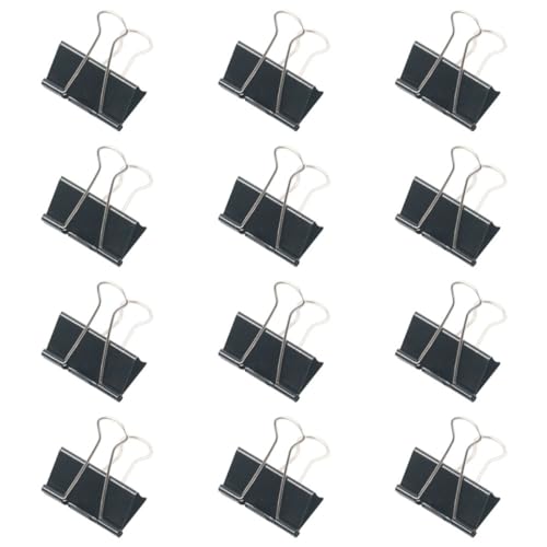 VILLFUL 12 Stück Teiliges Clips für Zeichenbrett Multifunktionale Binder Klammern für Schule Büro und Zuhause Langlebig und Stabil für Gouache und Zeichnungsprojekte von VILLFUL