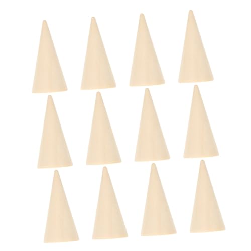 VILLFUL 12 Stück Teiliges DIY Holzkegel aus Unbehandeltem Holz Höhe Vielseitig Bemalbar für Kreative Graffiti und Bastelprojekte Geometrische Holzornamente für Büro und Wohnzimmer VILLFUL 12 Stück Teiliges DIY Holzkegel aus Unbehandeltem Holz Höhe Vielseitig Bemalbar für Kreative Graffiti und Bastelprojekte Geometrische Holzornamente für Büro und Wohnzimmer von VILLFUL