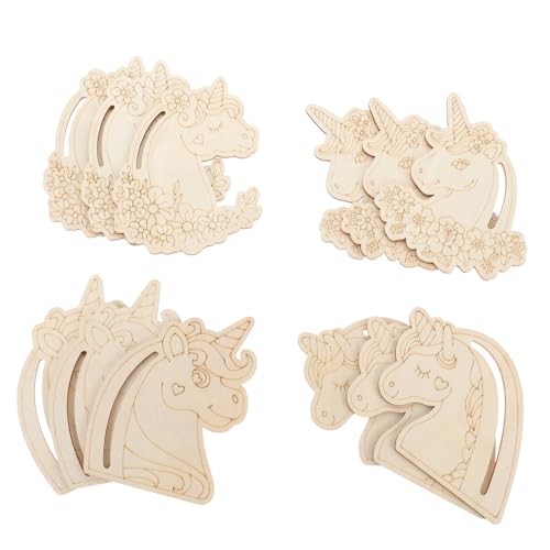 VILLFUL 12 Stück Teiliges Holz Einhorn Bastelset zum Bemalen Unvollendete DIY Holzstücke aus Langlebigem Holz zum Gravieren Dekorieren und Kreativen Gestalten Vielseitig für Bastelfans VILLFUL 12 Stück Teiliges Holz Einhorn Bastelset zum Bemalen Unvollendete DIY Holzstücke aus Langlebigem Holz zum Gravieren Dekorieren und Kreativen Gestalten Vielseitig für Bastelfans von VILLFUL