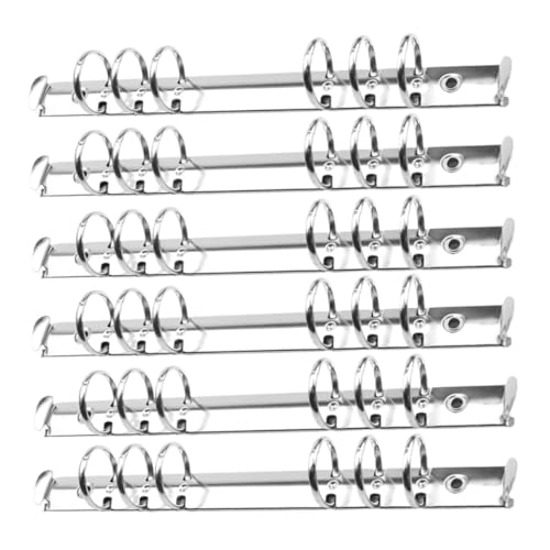 VILLFUL 12 Stück Teiliges Metall Buchringe Ringordner Binder Folder für Büro Schule Scrapbook Langlebig Leicht Tragbar Silber VILLFUL 12 Stück Teiliges Metall Buchringe Ringordner Binder Folder für Büro Schule Scrapbook Langlebig Leicht Tragbar Silber von VILLFUL