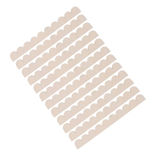 VILLFUL 12 Stück Teiliges Scalloped Holzleisten Unvollendete Türrahmenverkleidung aus Robustem Holz mit Natürlichem Finish Einfache DIY Montage für Wand Schrank Regal und Türrahmen VILLFUL 12 Stück Teiliges Scalloped Holzleisten Unvollendete Türrahmenverkleidung aus Robustem Holz mit Natürlichem Finish Einfache DIY Montage für Wand Schrank Regal und Türrahmen von VILLFUL