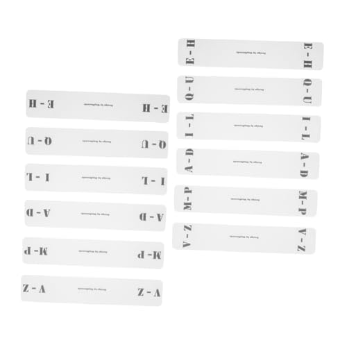 VILLFUL 12 Stück Teiliges Trennkarten für Schallplatten A Z Etikettierungssystem Horizontal und Vertikal zur Organisation Ihrer Cd und Schallplattensammlung VILLFUL 12 Stück Teiliges Trennkarten für Schallplatten A Z Etikettierungssystem Horizontal und Vertikal zur Organisation Ihrer Cd und Schallplattensammlung von VILLFUL