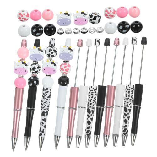 VILLFUL 12 Teiliger Kugelschreiber Mit Perlen, Ergonomische Spaßstifte, Haushaltsstift Für Erwachsene, Zubehör Für Erwachsene, Bürostift Für Erwachsene, Kugelschreiber, Stiftbausatz, von VILLFUL