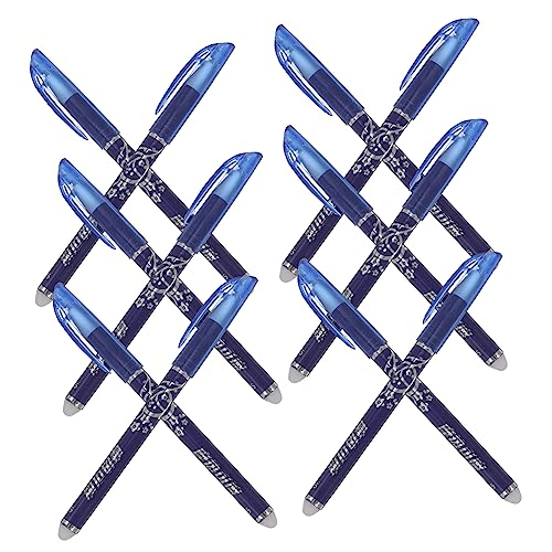 VILLFUL 12-teiliges Lösbares Stifte-set Blauer 0,5-mm Lösbares Schreiben Für Schüler Und Notizen von VILLFUL