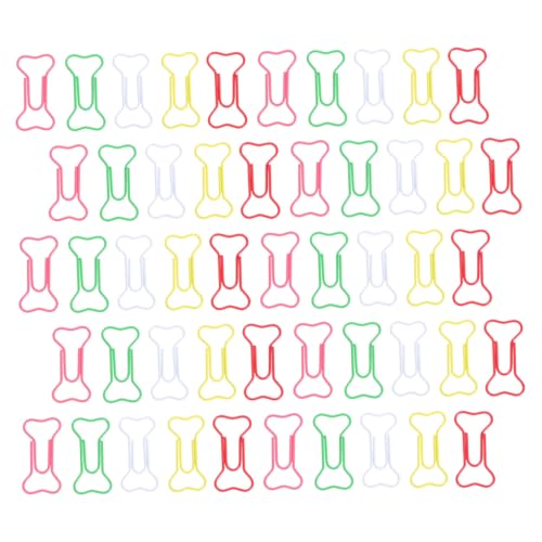 VILLFUL 120 Stück Bunte Metall Büroklammern Knochenform Lustige Lesezeichen Kreative Dokumentenklammern für Büro Schule Organisation Dog Bone Shaped Paperclips VILLFUL 120 Stück Bunte Metall Büroklammern Knochenform Lustige Lesezeichen Kreative Dokumentenklammern für Büro Schule Organisation Dog Bone Shaped Paperclips von VILLFUL