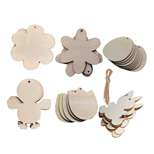 VILLFUL 120 Stück Holzscheiben DIY Holzpendants für Kreative Bastelprojekte Unvollendete Holzstücke Natürlicher Farbe für Ostern und Heimdekoration VILLFUL 120 Stück Holzscheiben DIY Holzpendants für Kreative Bastelprojekte Unvollendete Holzstücke Natürlicher Farbe für Ostern und Heimdekoration von VILLFUL