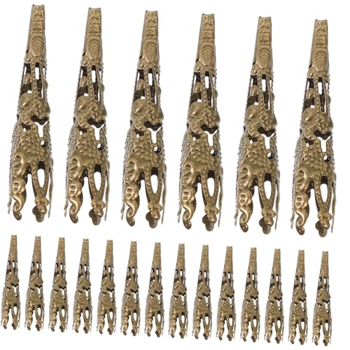 VILLFUL 120 Stück Teiliges Trompetenblumen Perlenkappen aus Metall Leichte Rostfreie Schmuckteile mit Abstandshalterfunktion für DIY Armbänder und Halsketten Handliche Kappen für VILLFUL 120 Stück Teiliges Trompetenblumen Perlenkappen aus Metall Leichte Rostfreie Schmuckteile mit Abstandshalterfunktion für DIY Armbänder und Halsketten Handliche Kappen für von VILLFUL